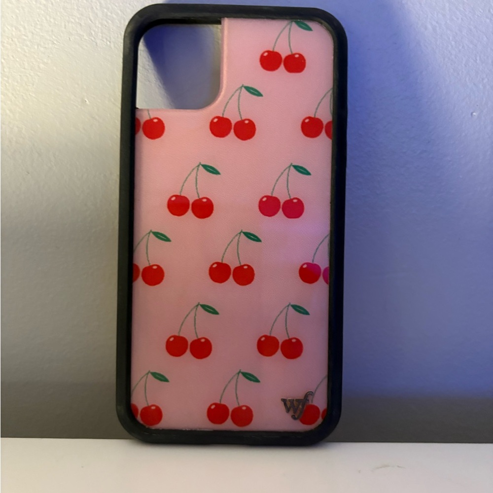 Iphone 11 Pro Max Wildflower Cherry Pattern Phone Case - Pink